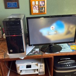 Desktop and Monitor