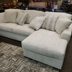 New White Sofa Sectional Couch Modern Ashley