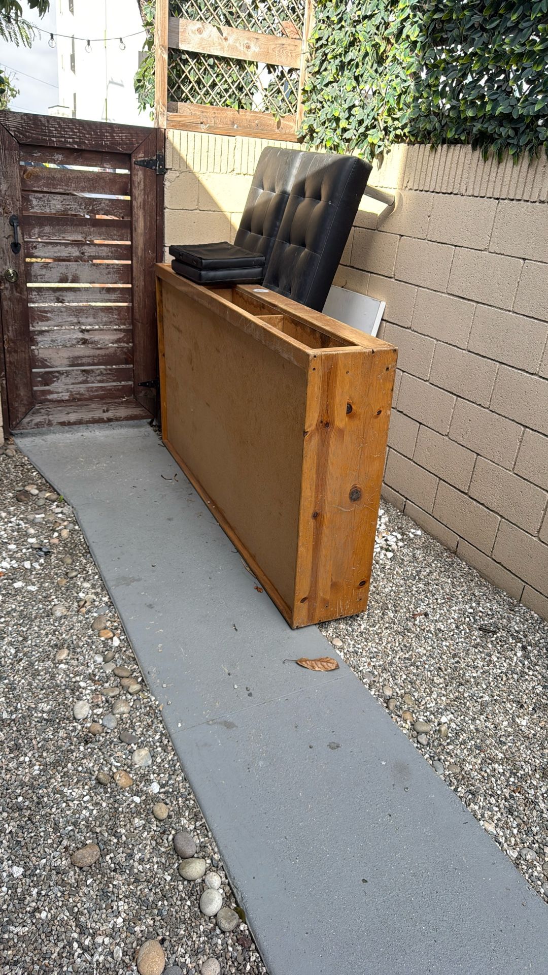 Wood Frame Single Bed