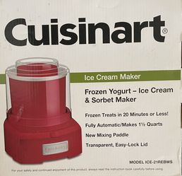 Cuisinart Frozen Yogurt, Ice Cream, and Sorbet Maker