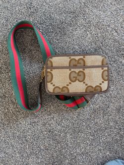 Gucci Jumbo GG Canvas Camera Bag