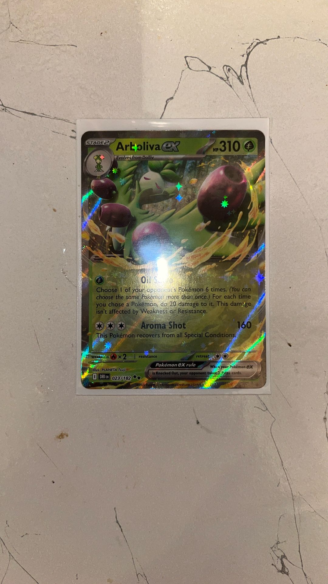 Arboliva ex #23 Pokemon Destined Rivals