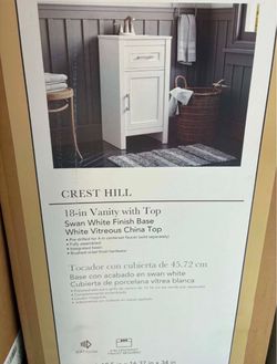 Crest Hill 18-in Vanity Cabinet Only obo