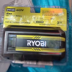 Ryobi 40V 2.0 AH Lithium-ion Compact Battery