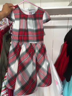 Carter's Girls Plaid Dress Size 5T