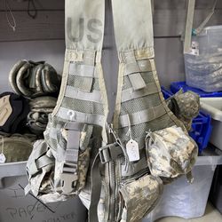 Original USA Army Vest With 7 Accessories 8 Pieces Set