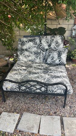 Outdoor Loveseat with Cushions