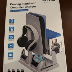 PlayStation 5 cooling stand with controller charger 