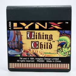 Viking Child 1991 Atari Lynx Game Only OEM Excellent Condition Vintage Videogame