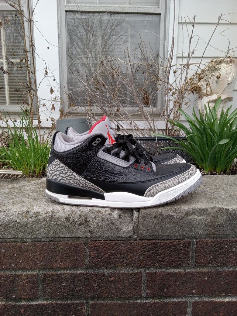 Jordan 3 OG Black Cement 2018 Size 14