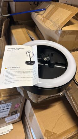 Portable Ring Light with Phone Holder