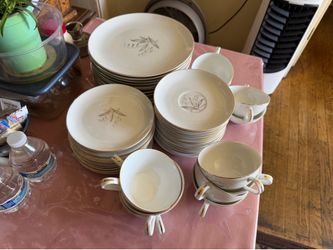 China set  12 dinner plates  12 coffee plates 12 pastries plates 12 cups