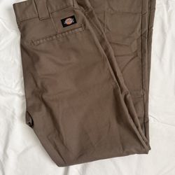DICKIES FLEX Dark Taupe Men’s Straight Leg Chino 32x30