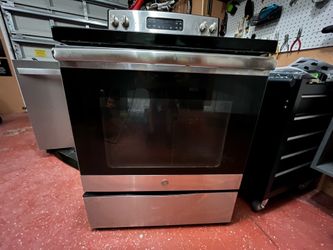 GE Stove Range Oven Stainless Steel