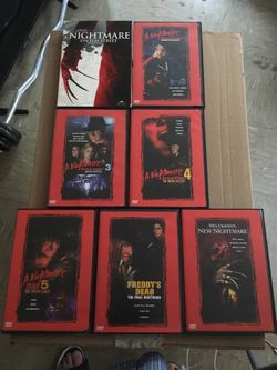 NIGHTMARE ON ELM STREET dvd collection is for sale.