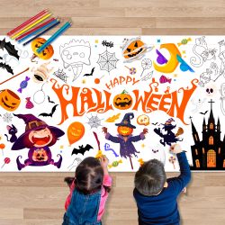 1pcs Halloween Giant Coloring Poster For Kids (New, Unopened)