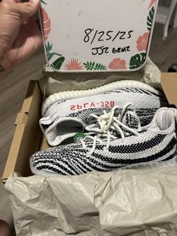 Adidas Yeezy Zebra Size 11