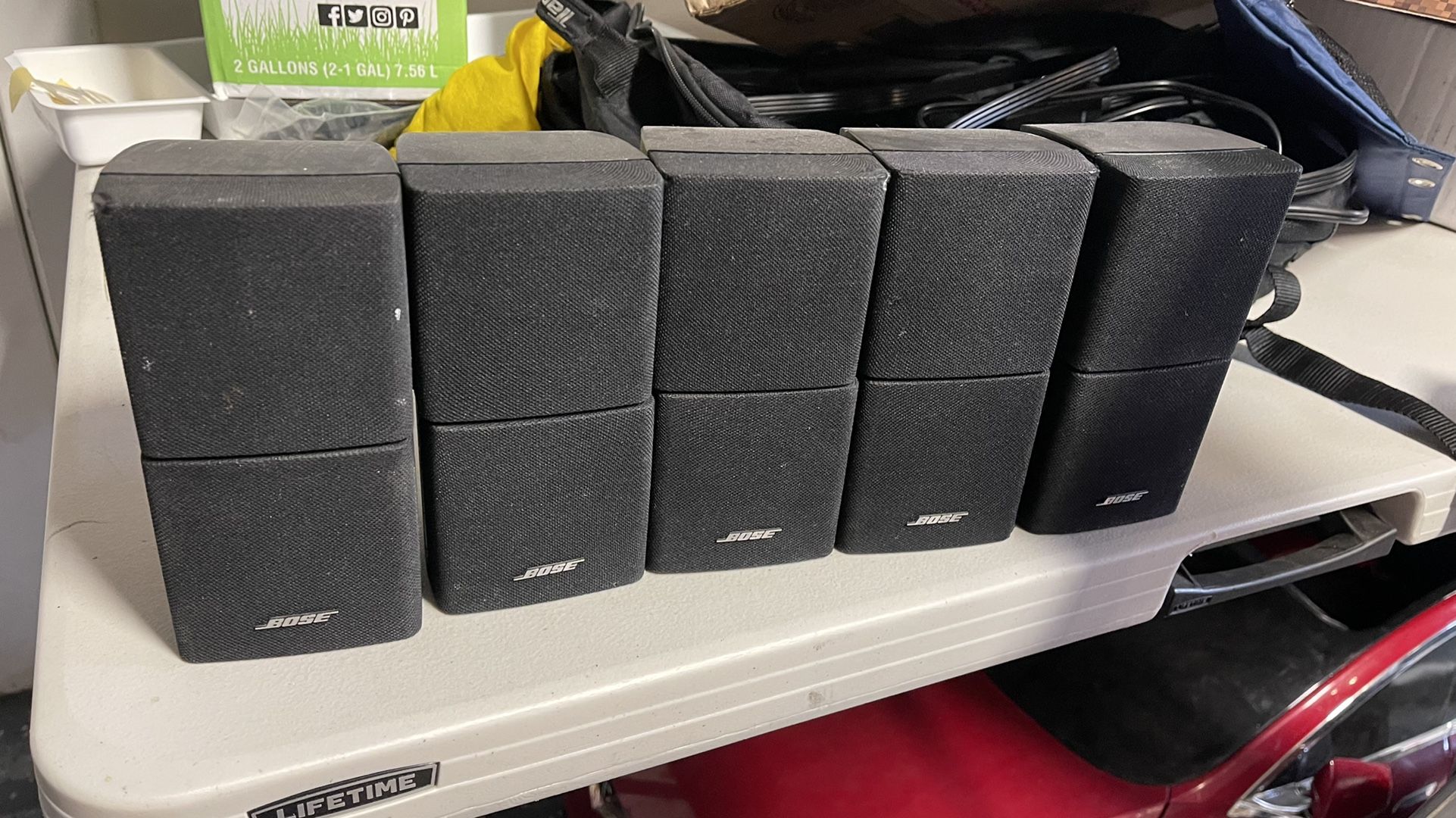 Bose Acoustimass 10 Speakers (5 Twin Speakers and Subwoofer)