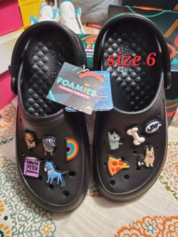 New- Skechers Foamies Crocs Size 6