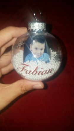 Customized Christmas ornaments