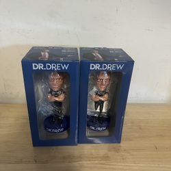 Lot of 2 Dr. Drew Show Pinsky Collectible Bobbleheads In Box