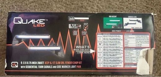 Quake LED lights for jeep JL/ JT