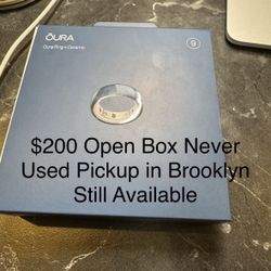 OURA RING Size 9 OPEN BOX NEVER USED CAN INSPECT
