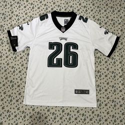 NFL Philadelphia Eagles White Jersey #26 Barkley 