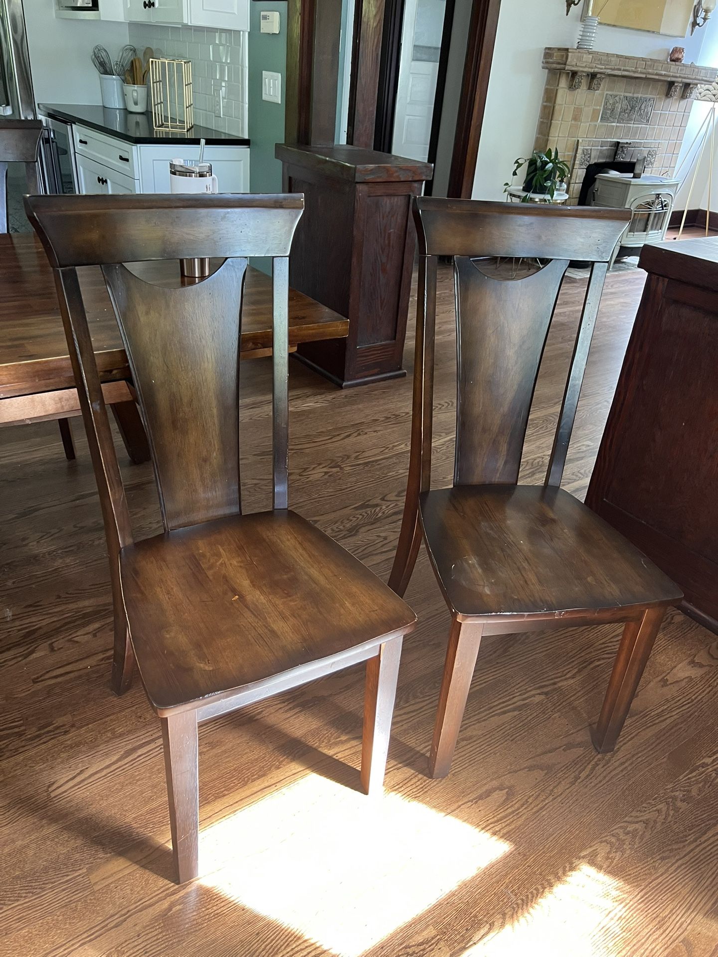 Set Of 6 Wooden Dining chairs