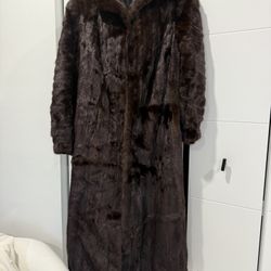 Real Saga Mink Coat 