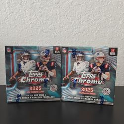 Topps chrome football mega box