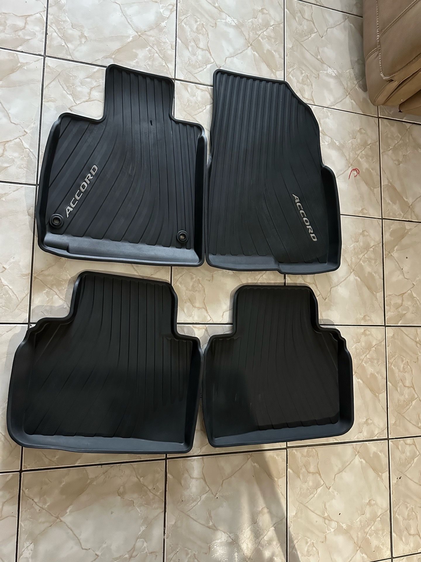 Honda accord mat and new cover