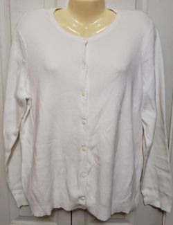 Croft & Barrow creme Cardigan XXL EUC