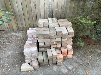 Free vintage 200 red bricks mortar  free