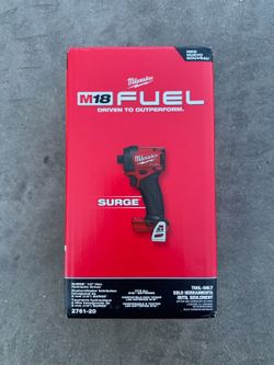 Milwaukee M18 FUEL SURGE 18V Lithium-Ion Brushless Cordless 1/4 in. Hex Impact Driver (Tool-Only)  $165 New