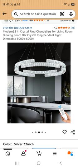 Crystal Ring Chandeliers