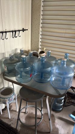 Eight Water Bottles