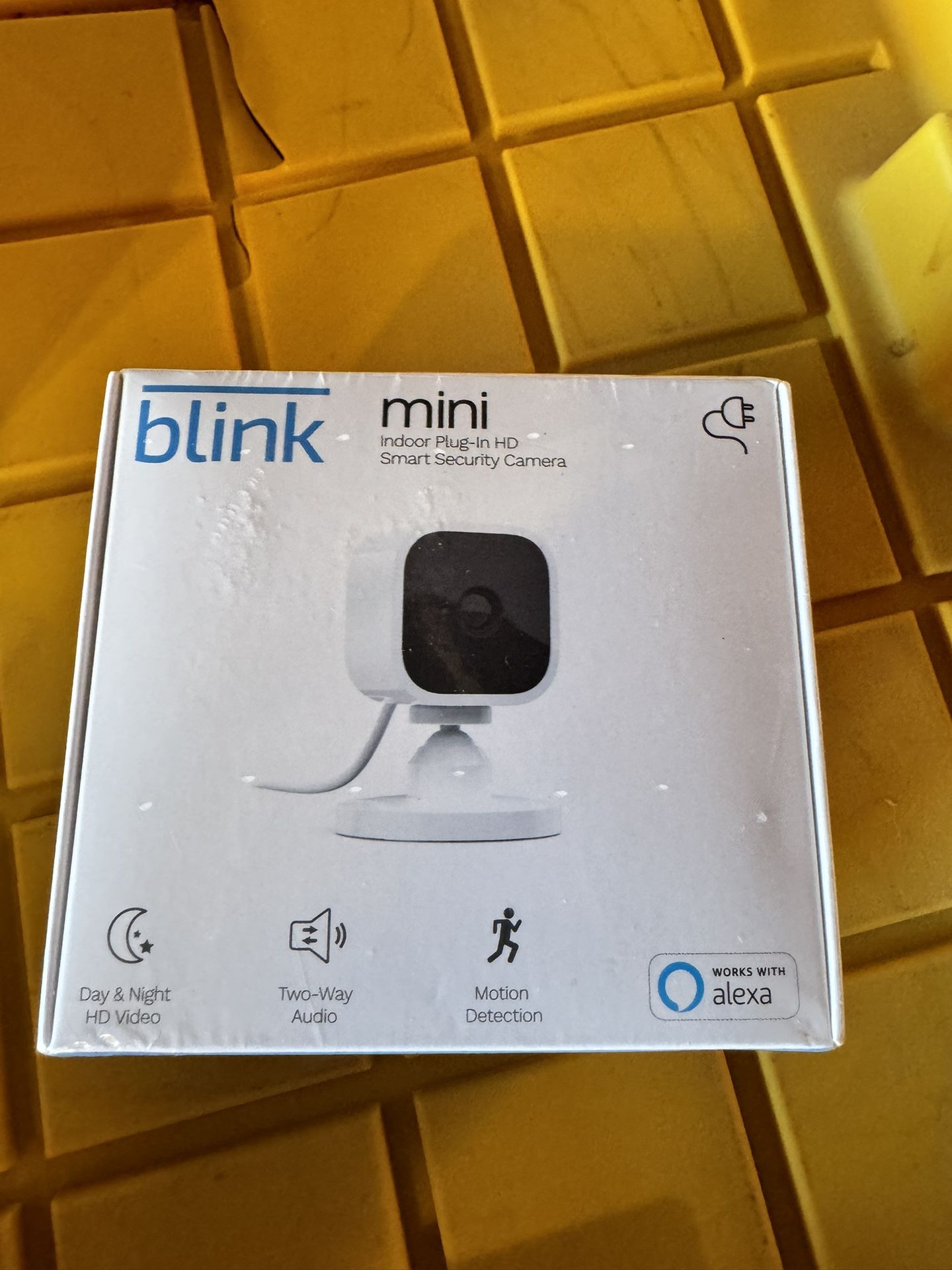 New White Blink Mini Security Video Camera