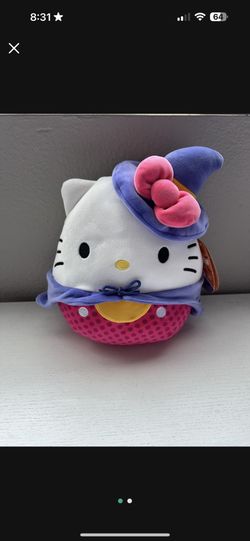 Hello Kitty Squishmallow Halloween Witch Plush 