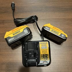 Dewalt Pack Batteries and Charger