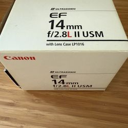 Canon EF 14mm f/2.8L II USM Lens
