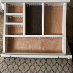 New Jewelry Cabinet.  For Necklaces (case), Rings, Earrings And Bracelets.