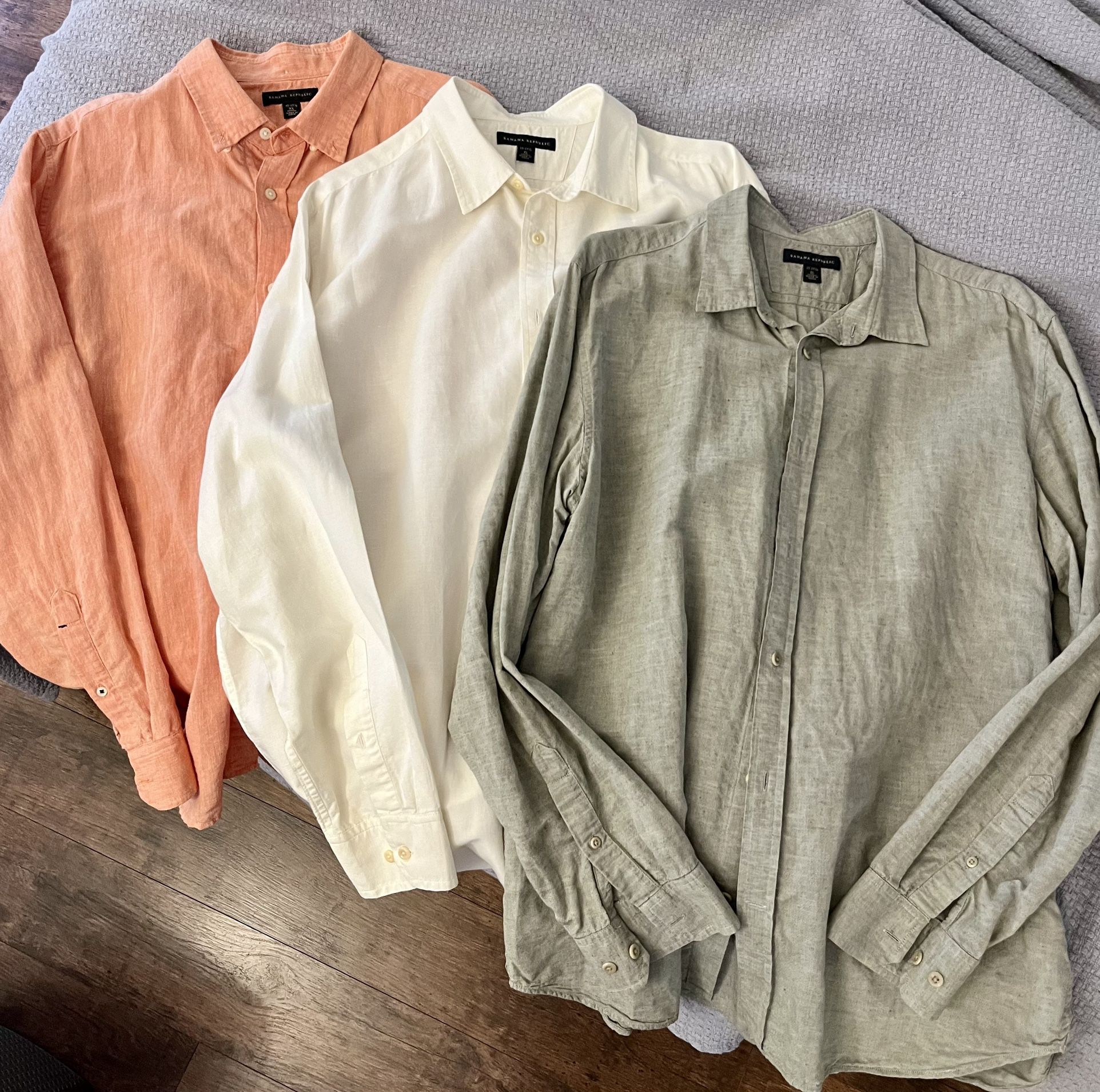 Men’s XL Linen / Cotton Shirts - Banana Republic 
