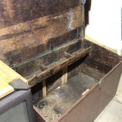 Antique Farm And Feed Box