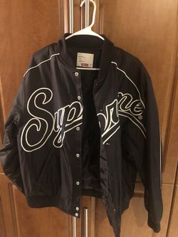 ジャケット・アウター Supreme Contrast Script Varsity Jacket Supreme Supreme Contrast Script Varsity Jacket | Grailed