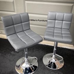 New Adjustable Bar Stools (3 Colors Available ) Black White Gray 