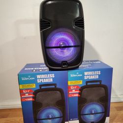 Speaker 15 Inch Wireless Bluetooth $120. New