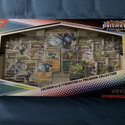 Pokemon Lucario Ex and Tyranitar Ex Premium Collection For Trade