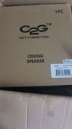 C2G ceiling speakers 6 inch white