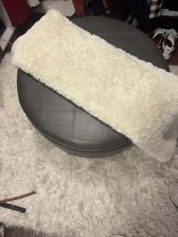 Grey Storage Ottoman
